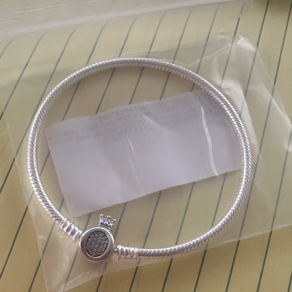 Pandora Silver Bracelet with Crown Detail